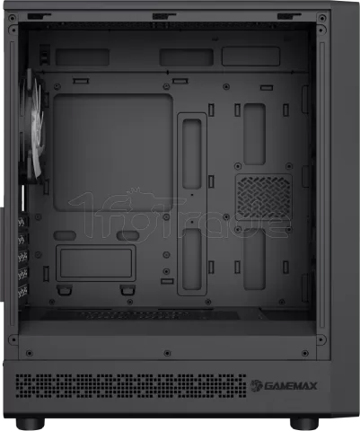 Photo de Boitier Mini Tour Micro ATX Gamemax Storm RGB avec panneau vitré (Noir)