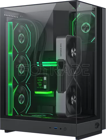 Photo de Boitier Mini Tour Micro ATX Gamemax T36 RGB avec panneaux vitrés (Noir)