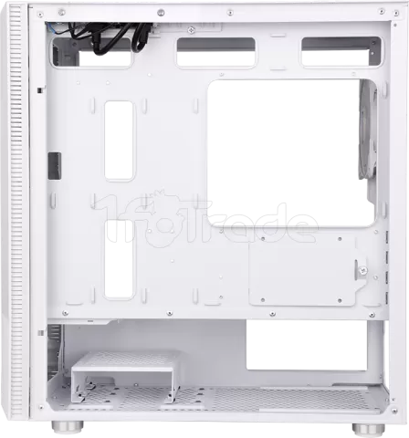 Photo de Boitier Mini Tour Micro ATX iTek Liflig 41 RGB avec panneau vitré (Blanc)