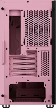 Photo de Boitier Mini Tour Micro ATX iTek Liflig 41 RGB avec panneau vitré (Rose)