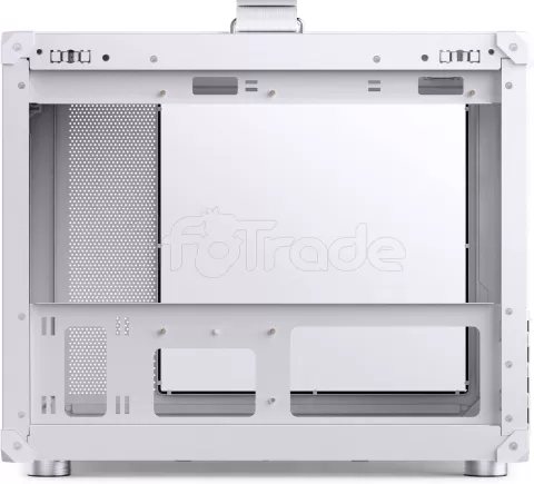 Photo de Boitier Mini Tour Micro-ATX Jonsbo C6 Max avec panneau vitré (Blanc)
