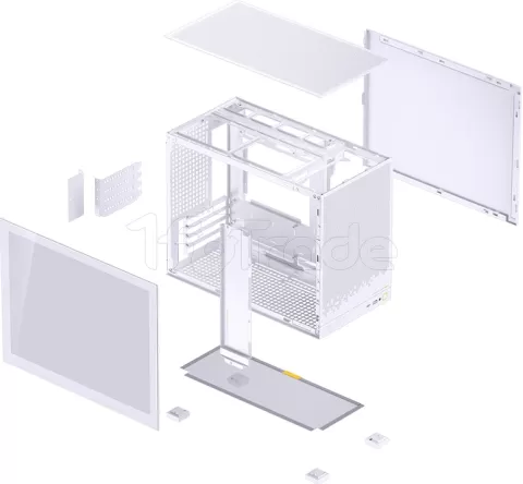 Photo de Boitier Mini Tour Micro ATX Jonsbo D32 STD avec panneau vitré (Blanc)