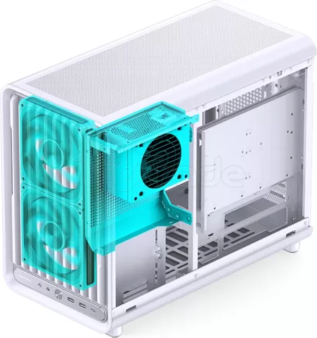 Photo de Boitier Mini Tour Micro ATX Jonsbo D33 avec panneau vitré (Blanc)