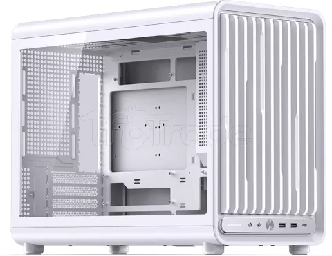 Photo de Boitier Mini Tour Micro ATX Jonsbo D33 avec panneau vitré (Blanc)