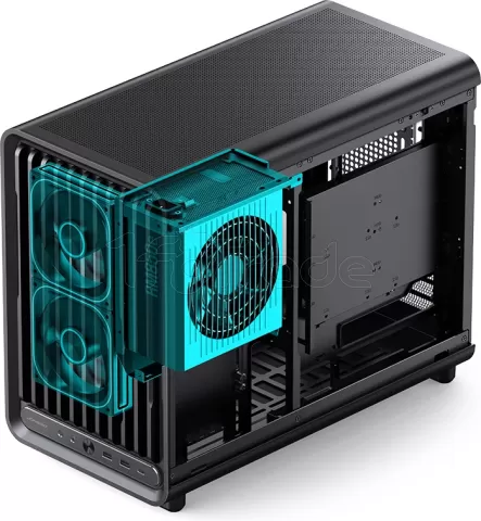 Photo de Boitier Mini Tour Micro ATX Jonsbo D33 avec panneau vitré (Noir)