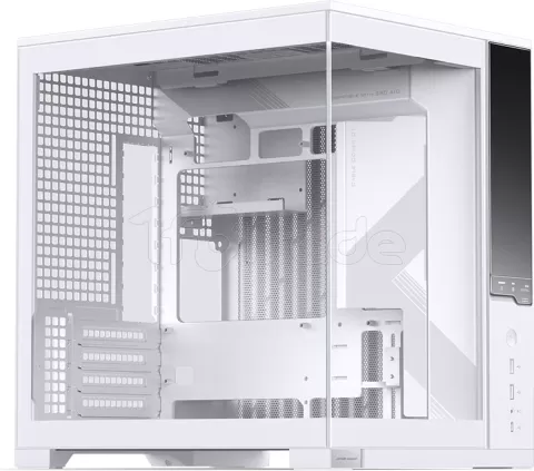 Photo de Boitier Mini Tour Micro ATX Jonsbo D34 avec panneaux vitrés (Blanc)