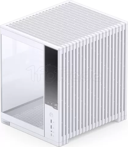 Photo de Boitier Mini Tour Micro ATX Jonsbo D34 avec panneaux vitrés (Blanc)