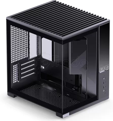 Photo de Boitier Mini Tour Micro ATX Jonsbo D34 avec panneaux vitrés (Noir)