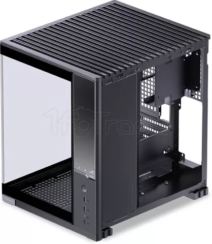 Photo de Boitier Mini Tour Micro ATX Jonsbo D34 avec panneaux vitrés (Noir)