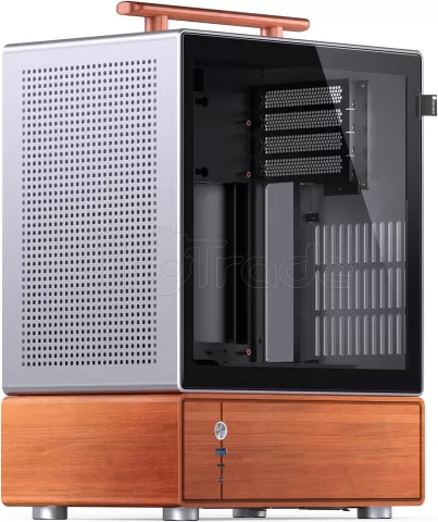 Photo de Boitier Mini Tour Micro-ATX Jonsbo T7 (Silver)