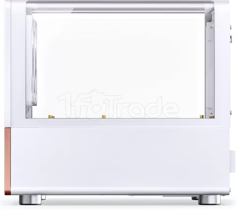 Photo de Boitier Mini Tour Micro ATX Jonsbo V12 avec panneaux vitrés (Blanc)
