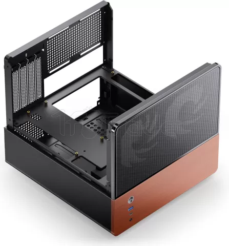 Photo de Boitier Mini Tour Micro ATX Jonsbo V12 avec panneaux vitrés (Noir)