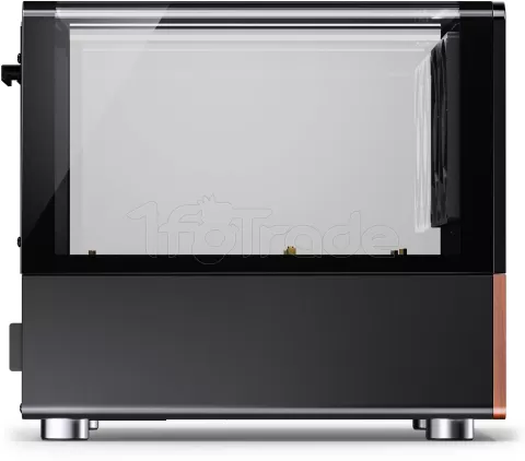 Photo de Boitier Mini Tour Micro ATX Jonsbo V12 avec panneaux vitrés (Noir)