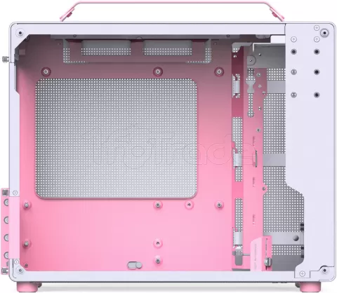 Photo de Boitier Mini Tour Micro ATX Jonsbo Z20 avec panneau vitré (Blanc/Rose)