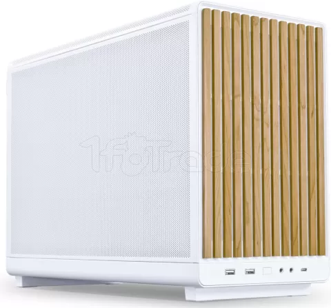 Photo de Boitier Mini Tour Micro ATX Lian-Li A3-mATX (Blanc/Marron)