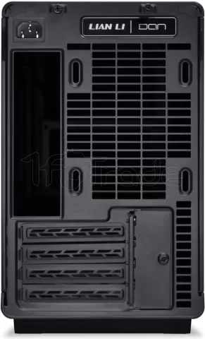 Photo de Boitier Mini Tour Micro ATX Lian-Li A3X-mATX avec panneau vitré (Noir/Marron)