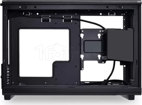 Photo de Boitier Mini Tour Micro ATX Lian-Li A3X-mATX avec panneau vitré (Noir/Marron)