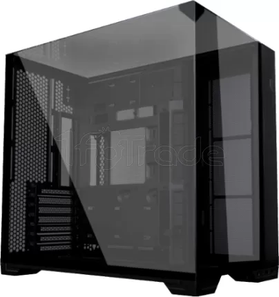 Photo de Boitier Mini Tour Micro ATX Lian-Li O11 Vision-M avec panneaux vitrés (Noir)