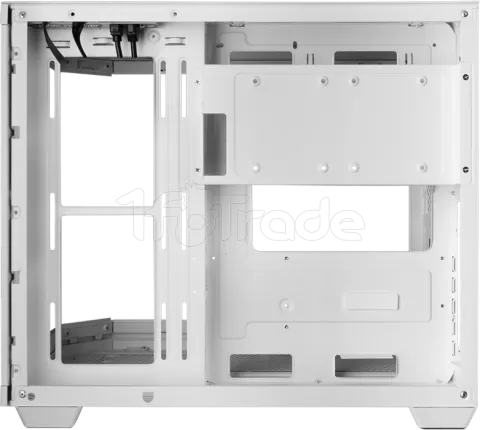 Photo de Boitier Mini Tour Micro ATX Mars Gaming MC-3T Core LCD M avec panneaux vitrés (Blanc)