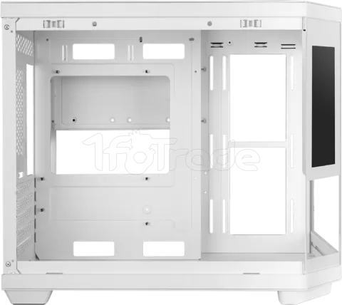 Photo de Boitier Mini Tour Micro ATX Mars Gaming MC-3T Core LCD M avec panneaux vitrés (Blanc)