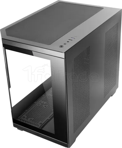 Photo de Boitier Mini Tour Micro ATX Mars Gaming MC-3T Core LCD M avec panneaux vitrés (Noir)
