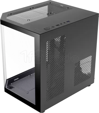 Photo de Boitier Mini Tour Micro ATX Mars Gaming MC-3T Lite RGB avec panneaux vitrés (Noir)