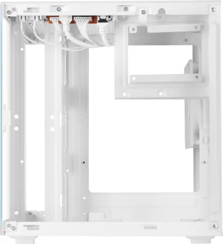 Photo de Boitier Mini Tour Micro ATX Mars Gaming MC-Cube RGB avec panneaux vitrés (Blanc)