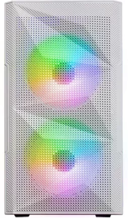 Photo de Boitier Mini Tour Micro ATX Mars Gaming MC-Me RGB avec panneau vitré (Blanc)