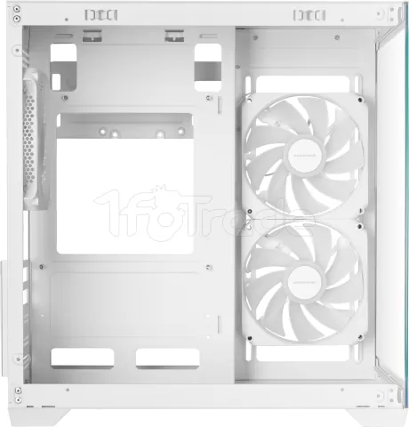 Photo de Boitier Mini Tour Micro ATX Mars Gaming MC-View3 RGB avec panneaux vitrés (Blanc)