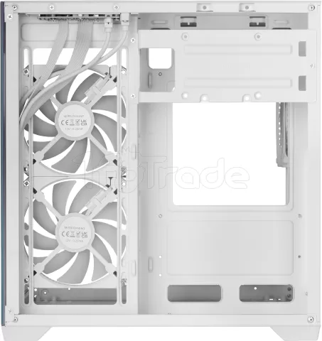 Photo de Boitier Mini Tour Micro ATX Mars Gaming MC-View3 RGB avec panneaux vitrés (Blanc)
