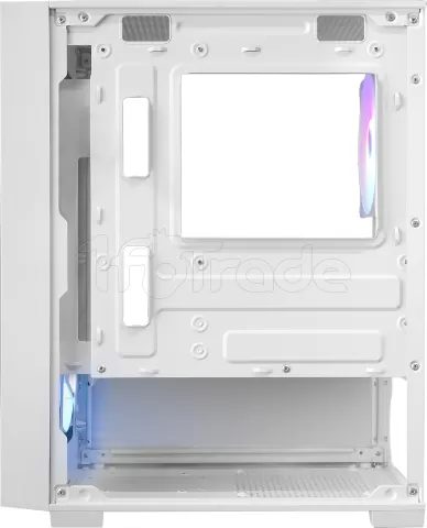Photo de Boitier Mini Tour Micro ATX Mars Gaming MC-Vortex RGB avec panneau vitré (Blanc)