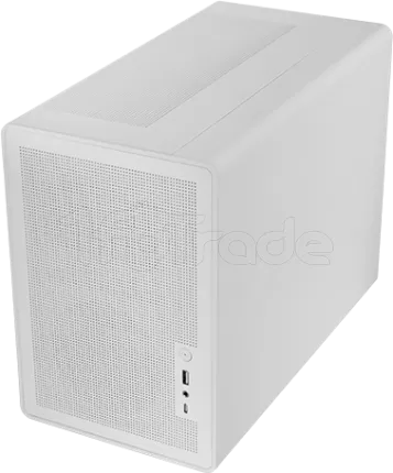 Photo de Boitier Mini Tour Micro ATX Mars Gaming MC-XPS avec panneau vitré (Blanc)