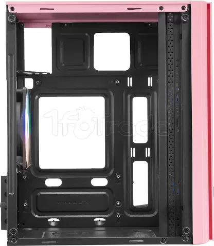 Photo de Boitier Mini Tour Micro ATX Mars Gaming MC300 RGB avec panneau vitré (Rose)