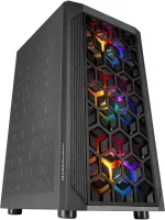 Mars Gaming MCM, boîtier PC Micro ATX, compact, 16 modes RGB, Ventilateur 8  cm Noir