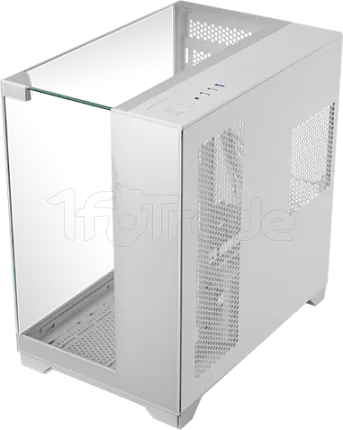 Photo de Boitier Mini Tour Micro ATX Mars Gaming MCVISIONM avec panneaux vitrés (Blanc)