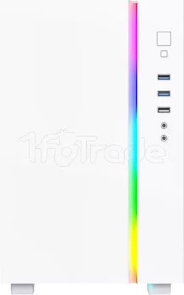 Photo de Boitier Mini Tour Micro ATX Montech Sky One Mini RGB avec panneaux vitrés (Blanc)