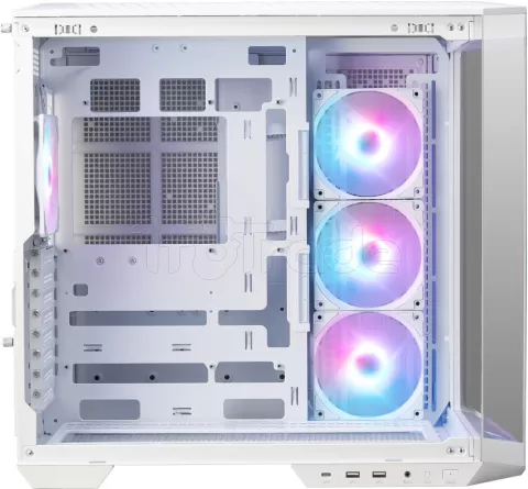 Photo de Boitier Mini Tour Micro ATX MSI Mag Pano 100R Project Zero RGB avec panneaux vitrés (Blanc)