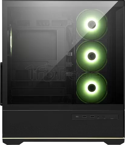 Photo de Boitier Mini Tour Micro ATX MSI Mag Pano 110R Project Zero RGB avec panneaux vitrés (Noir)