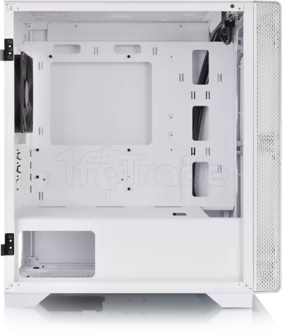 Photo de Boitier Mini Tour Micro ATX Thermaltake S100 TG avec panneau vitré (Blanc)