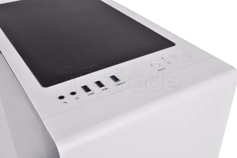 Photo de Boitier Mini Tour Micro ATX Thermaltake S100 TG avec panneau vitré (Blanc)