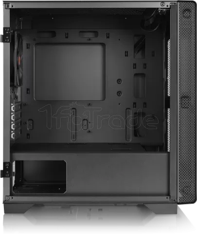 Photo de Boitier Mini Tour Micro ATX Thermaltake S100 TG avec panneau vitré (Noir)