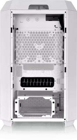 Photo de Boitier Mini Tour Micro ATX Thermaltake The Tower 300 avec panneaux vitrés (Blanc)