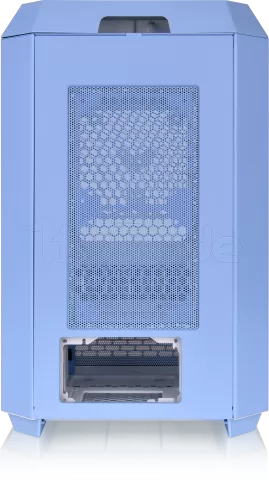 Photo de Boitier Mini Tour Micro ATX Thermaltake The Tower 300 avec panneaux vitrés (Bleu)