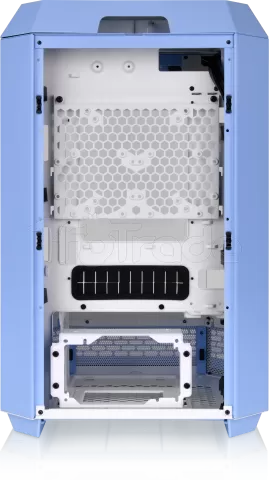 Photo de Boitier Mini Tour Micro ATX Thermaltake The Tower 300 avec panneaux vitrés (Bleu)