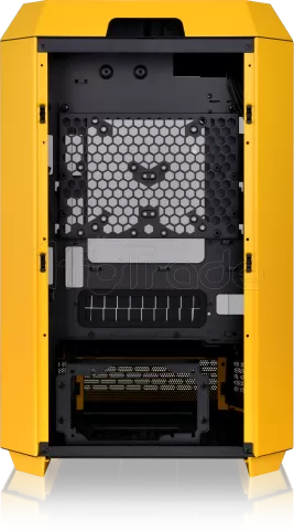 Photo de Boitier Mini Tour Micro ATX Thermaltake The Tower 300 avec panneaux vitrés (Jaune)