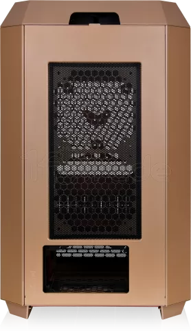 Photo de Boitier Mini Tour Micro ATX Thermaltake The Tower 300 avec panneaux vitrés (Marron)