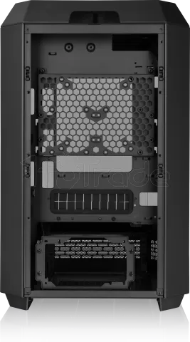 Photo de Boitier Mini Tour Micro ATX Thermaltake The Tower 300 avec panneaux vitrés (Noir)