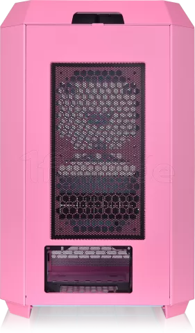 Photo de Boitier Mini Tour Micro ATX Thermaltake The Tower 300 avec panneaux vitrés (Rose)