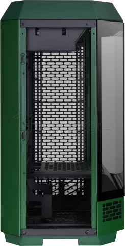 Photo de Boitier Mini Tour Micro ATX Thermaltake The Tower 300 avec panneaux vitrés (Vert/Noir)