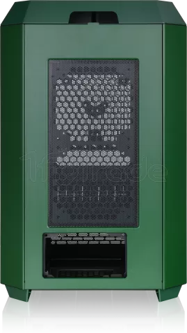 Photo de Boitier Mini Tour Micro ATX Thermaltake The Tower 300 avec panneaux vitrés (Vert/Noir)